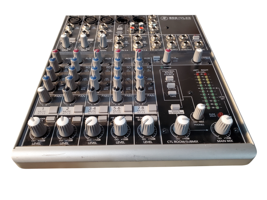 MACKIE 802-VLZ3 8-Channel Premium Mic /Line Mixer READ