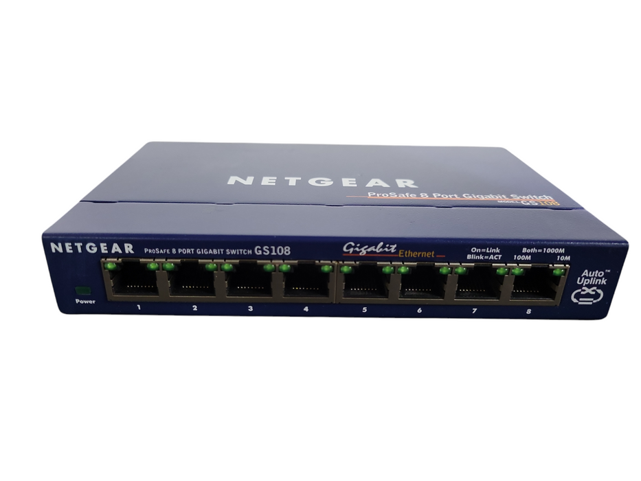 NETGEAR ProSafe 8-Port Gigabit Ethernet Network Switch GS108 V3 !