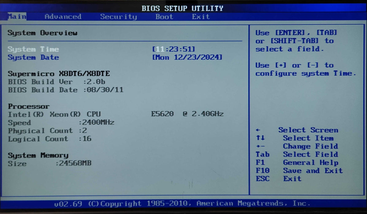 SuperMicro 5000 3U 15x3.5", 2x Xeon E5620 2.40GHz w/ X8DTE-F & 24GB RAM