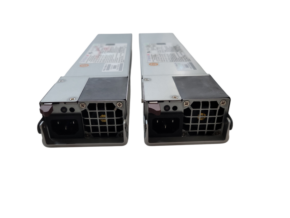 Lot of 2x - Supermicro PWS-1K68A-1R 800W/100-140V 1600W/180-240V PSU %