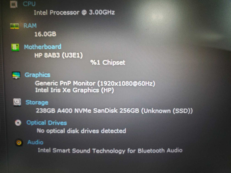HP EliteBook 840 G8 i7-1185G7 16GB DDR4 256GB NVME  Lap200