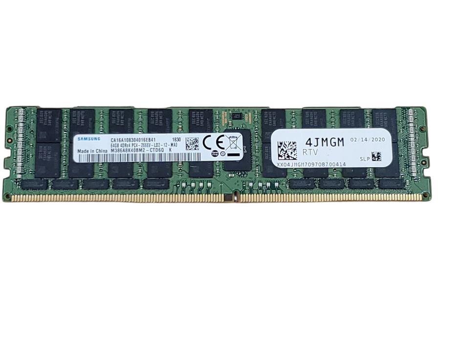 Samsung 64GB DDR4 Server RAM Memory 64GB 4DRx4-2666v-LD2-12-MA0