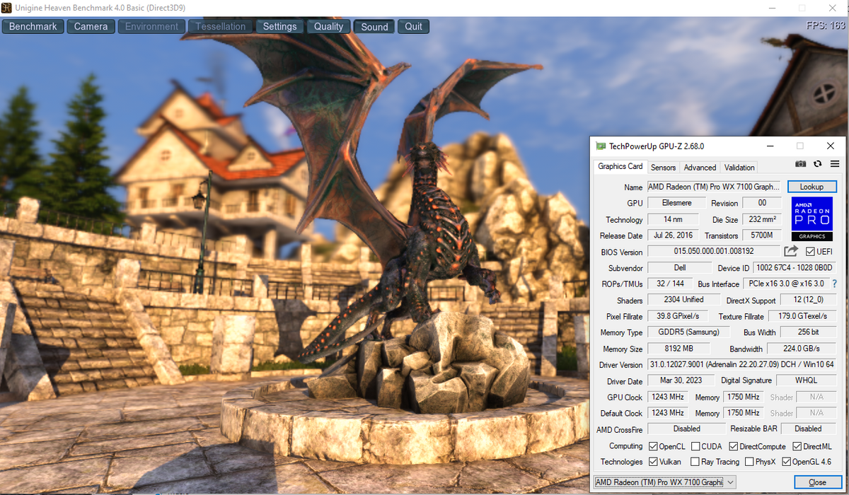 AMD Radeon Pro WX 7100 Workstation 8GB GDDR5 Graphics Card