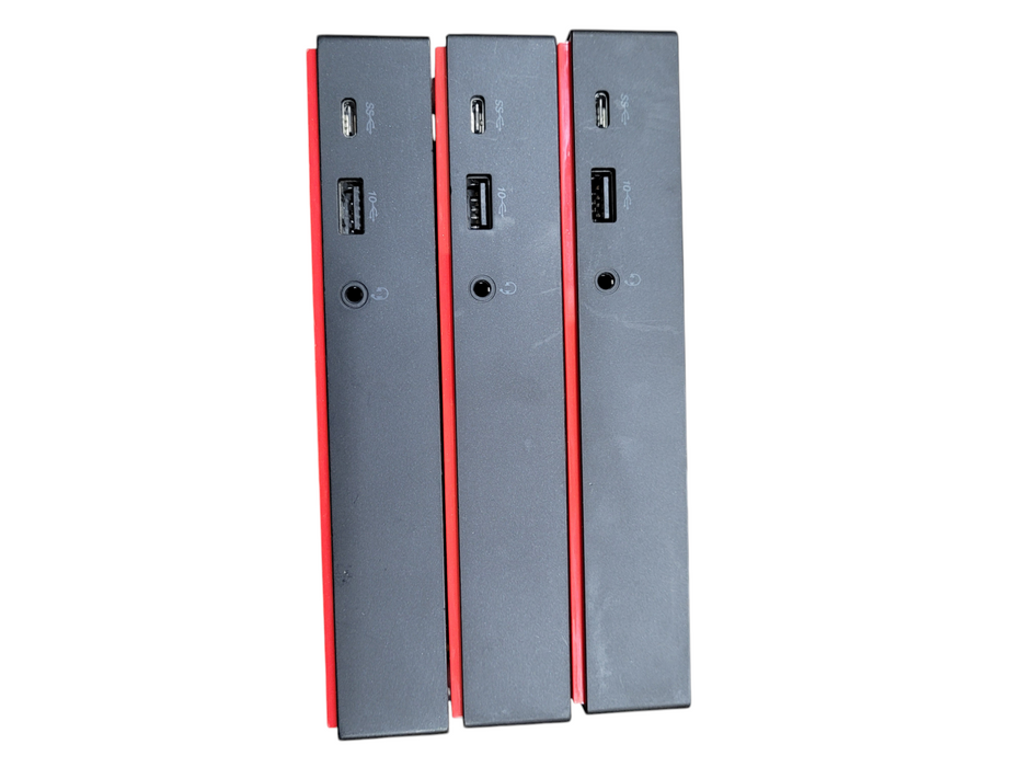 Lot 3x Lenovo ThinkPad USB-C Dock Gen 2 LDC-G2 40AS W/ Power Adapter
