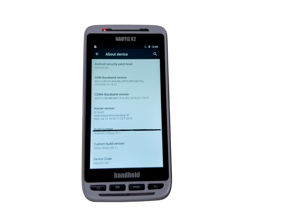Nautiz Android X2 Mobile Computer & RFID Scanner 4GB *READ*