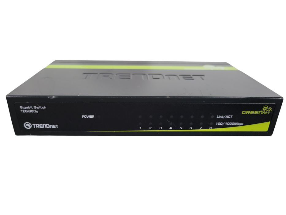 TRENDnet GREENnet TEG-S80G 8-Port Unmanaged Gigabit Ethernet Switch  !
