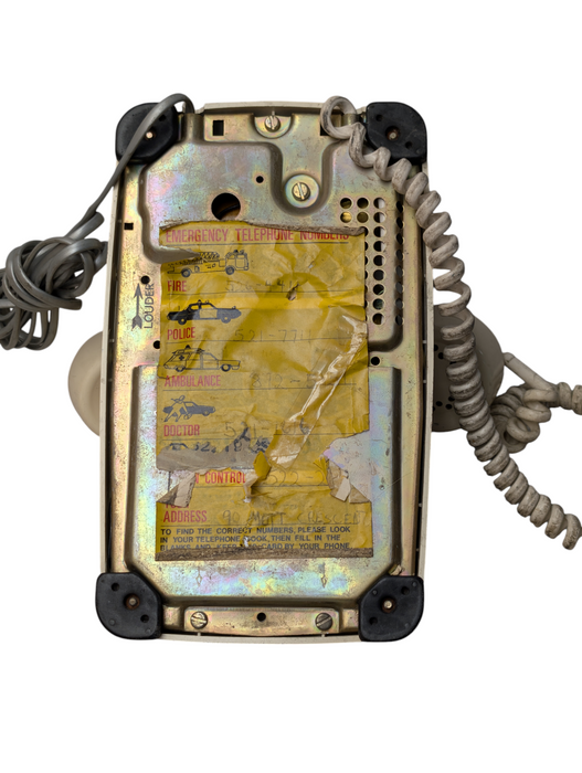 Rotary Dial Vintage Emergency Telephone -