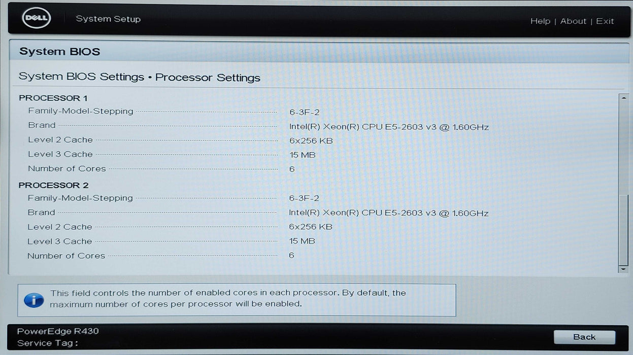 Dell R430 1U 8x2.5", 2x Xeon E5-2603v3, 48GB DDR4, H730Mini, 2x 550W