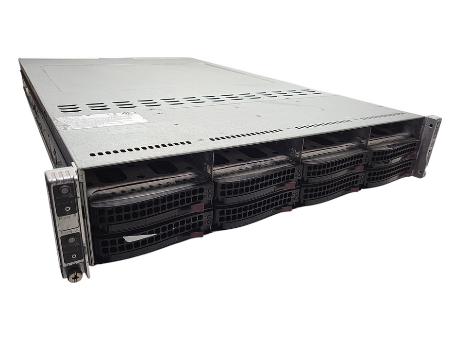 Supermicro 6028TR-DTR w/ 4x Node X10DRT-H E5-2650v3 128GB DDR4 READ $