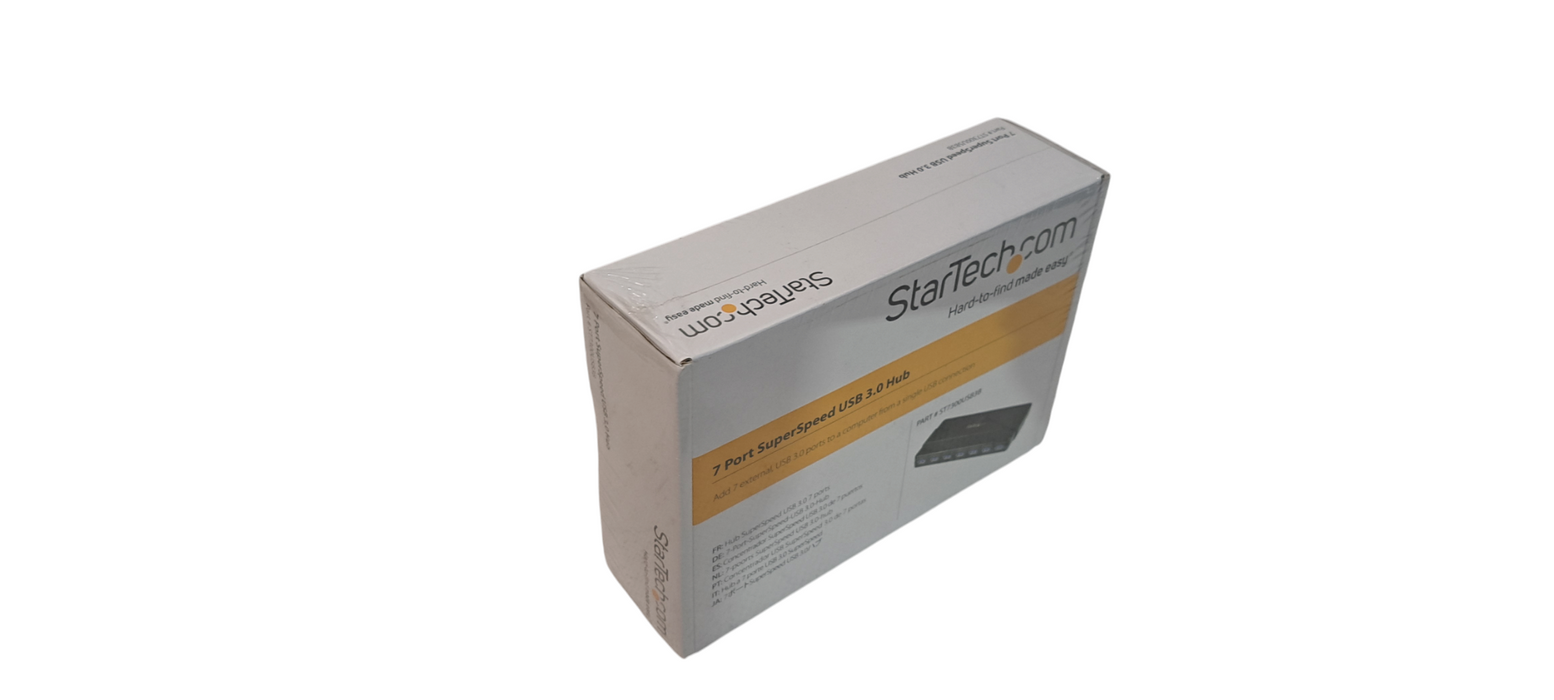 Brand New StarTech.com ST7300USB3B 7‑Port SuperSpeed USB 3.0 Hub Q