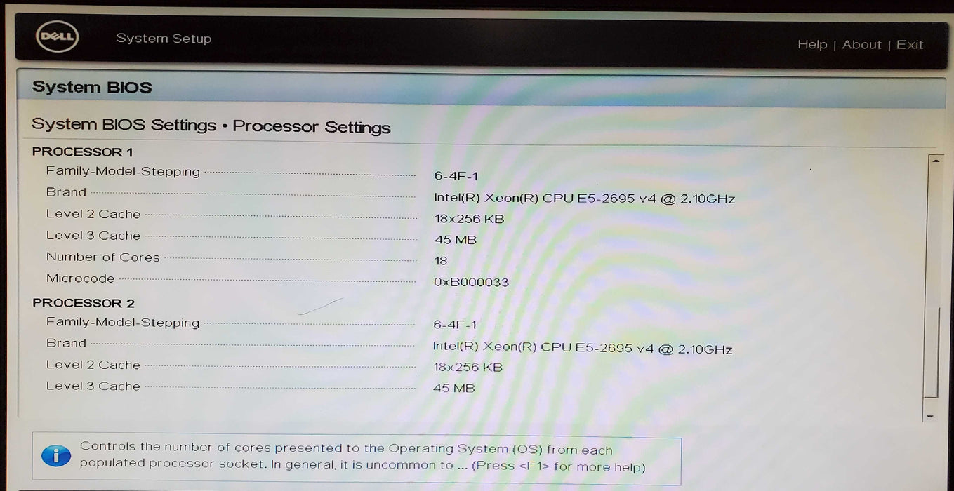 Dell PowerEdge R630 2x Xeon E5-2695 v4 32GB DDR4 - No RAID/HDD
