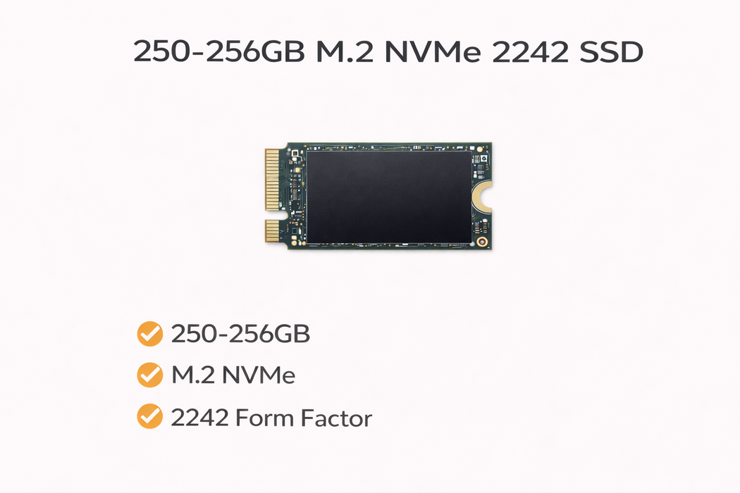 250-256GB m.2 NVMe 2242 SSD |  Mixed Brands Q&