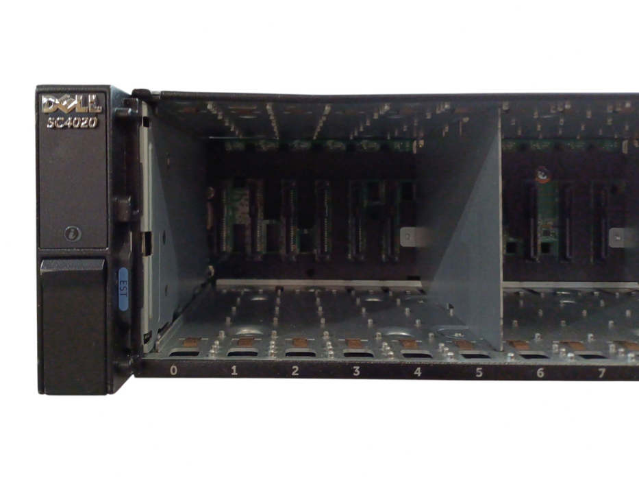 Dell Compellent SC4020 24x 2.5" Storage Array w/ 2x 8G-FC-4, 2x PSU
