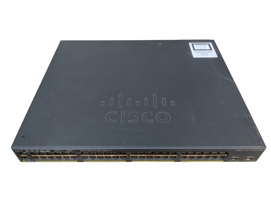 Cisco WS-C2960X-48LPD-L | 48-Port Gigabit PoE+ 370W Switch Q