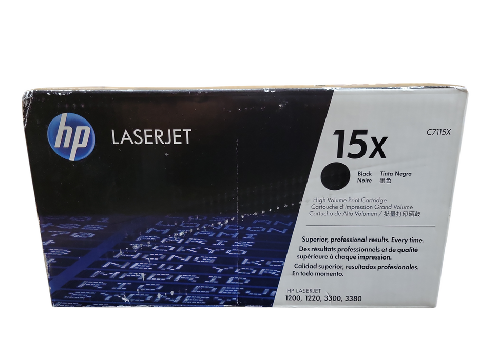 Genuine HP 15X (C7115X) Black Toner Cartridge !