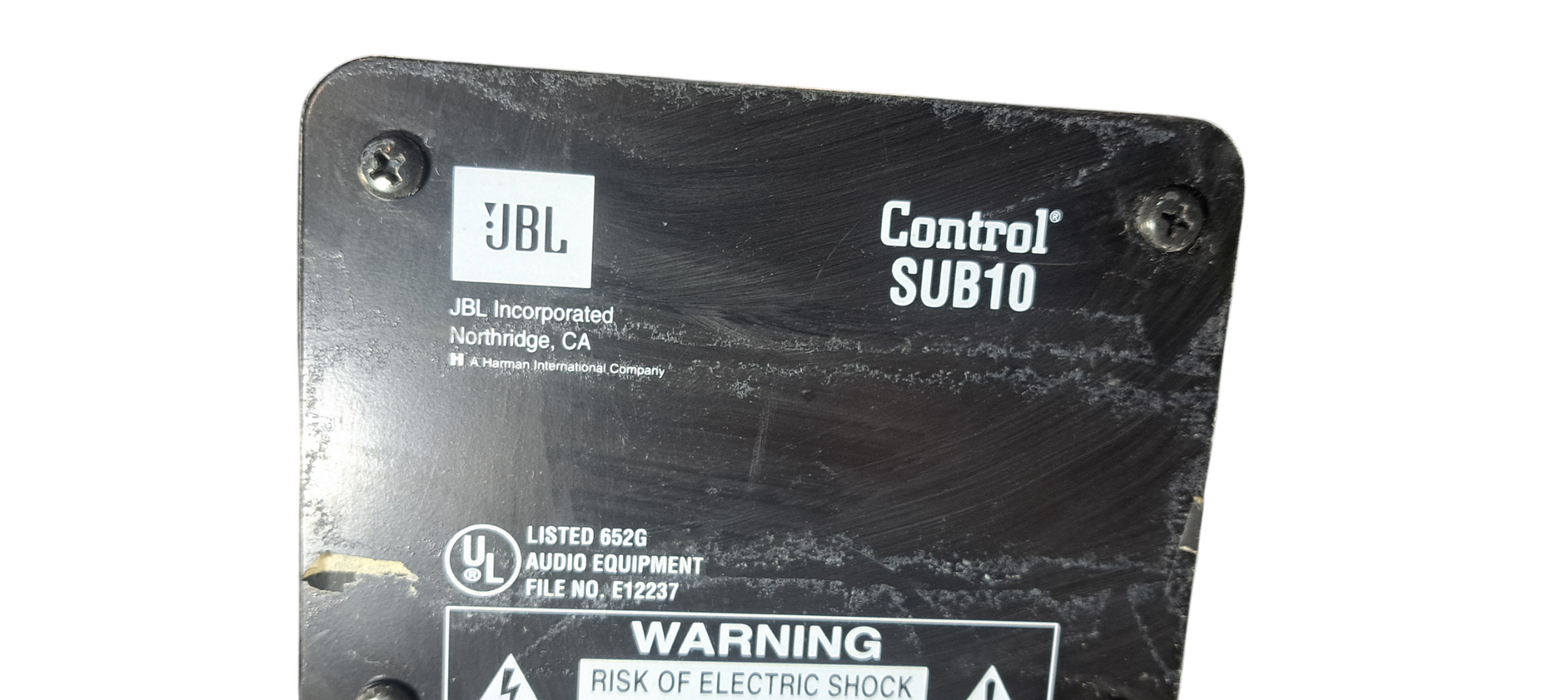 JBL Control SUB10 | 10-inch Active Subwoofer | READ