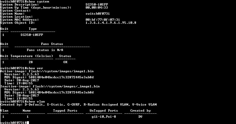 Cisco SG350-10SFP-K9 V01 | 10-Port Gigabit Managed SFP Switch