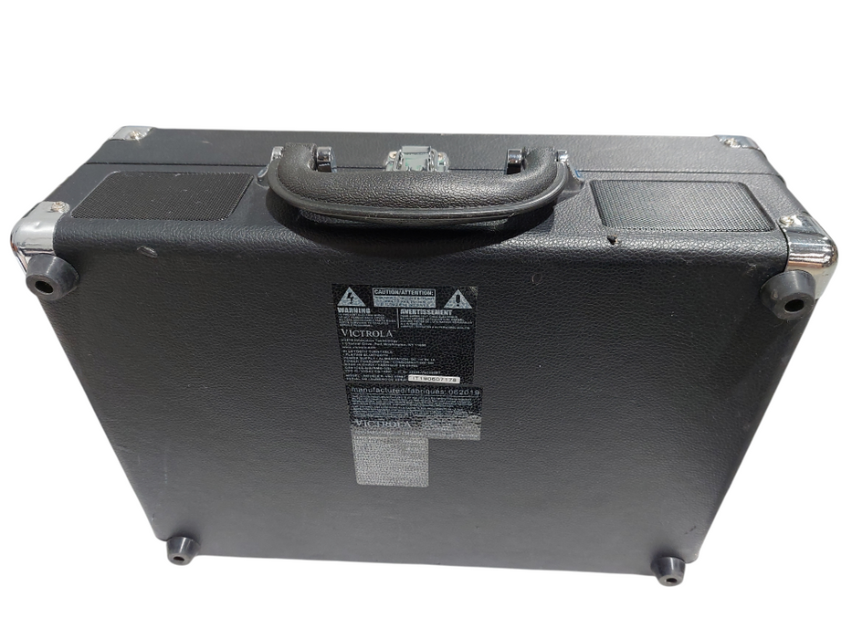 Bundle of 13 Records and Record Player Victrola Model: VSC-550BT =