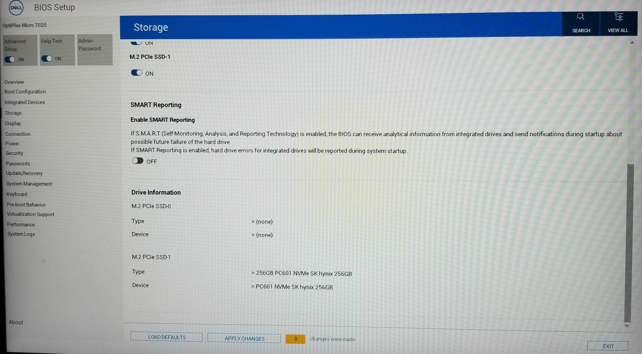Dell OptiPlex Micro 7020 Micro 14th Gen i5-14500T CPU 16GB DDR5 256GB NVMe
