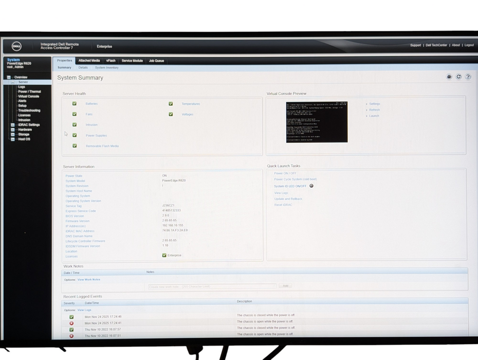 DELL PowerEdge R620 2x Intel Xeon E5-2650 v2 384GB RAM  -