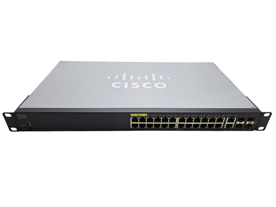 Cisco SG350-28MP-K9 V05 | 28-Port Gigabit PoE Managed Switch | 4x SFP