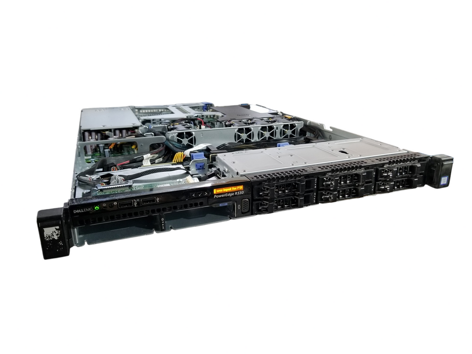 Dell PowerEdge R330 Xeon E3-1230 v6 @3.50GHz 4GB DDR4 PERC H330 2x350W PSU