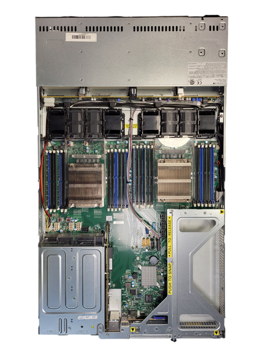 Supermicro 817U-7 X10DRU-i+ 2x Xeon E5-2630 v4 32GB DDR4 2x PSU $