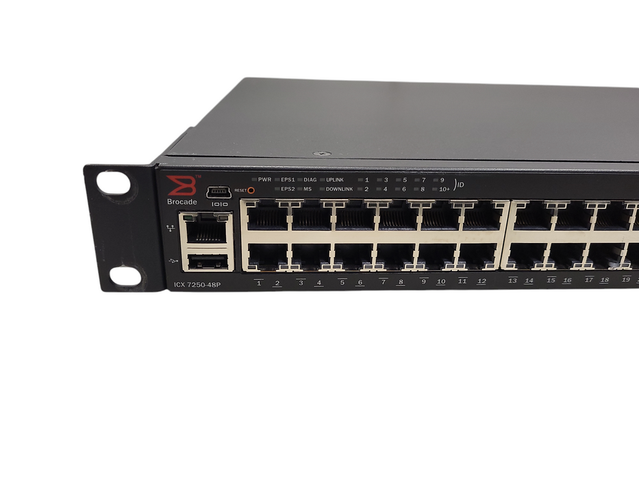 ICX7250-48P-2X10G BROCADE RUCKUS ICX 7250 48P GIGABIT 2 PORT 10GB SFP+ SWITCH Q$