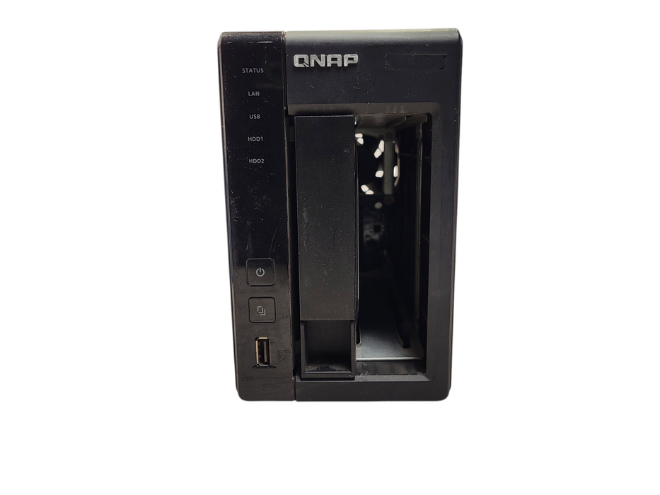QNAP TS-219P II 2-Bay All-In-One NAS Server + 1x 1TB HDD No AC