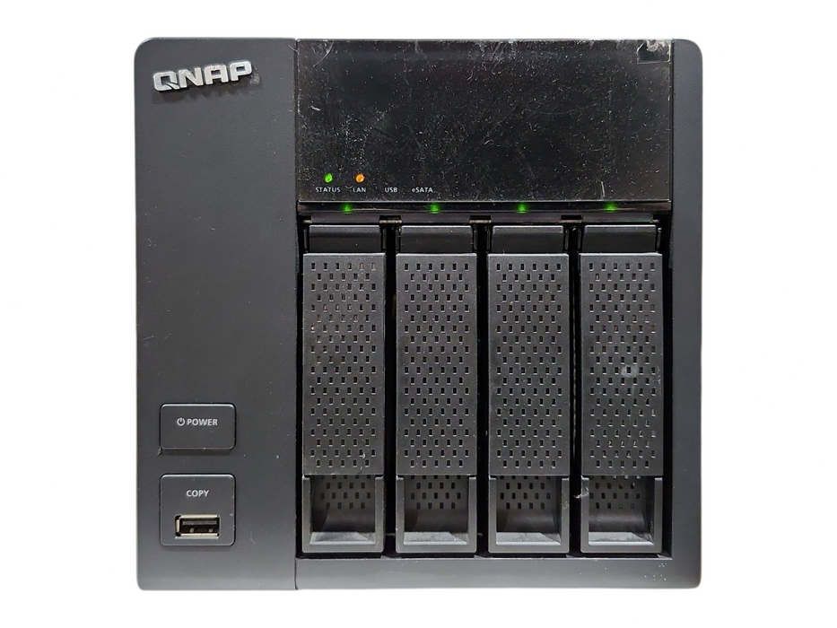 Qnap TS-412 4 Bays NAS w/ 4x2TB HDDs, No Adapter