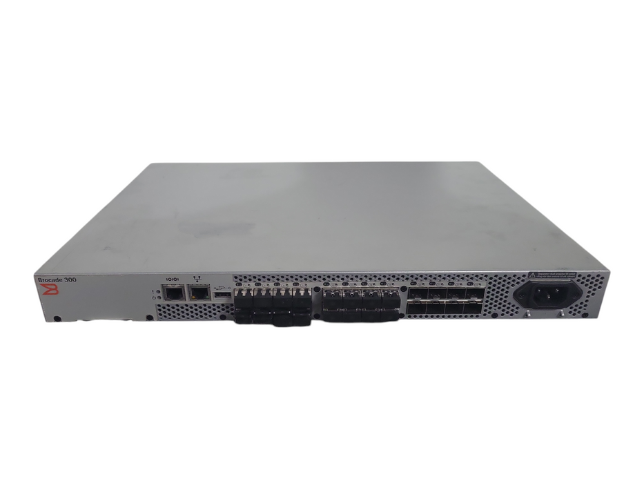 Brocade 300 24 Port 8Gb FC SAN Switch BR-320-0  !