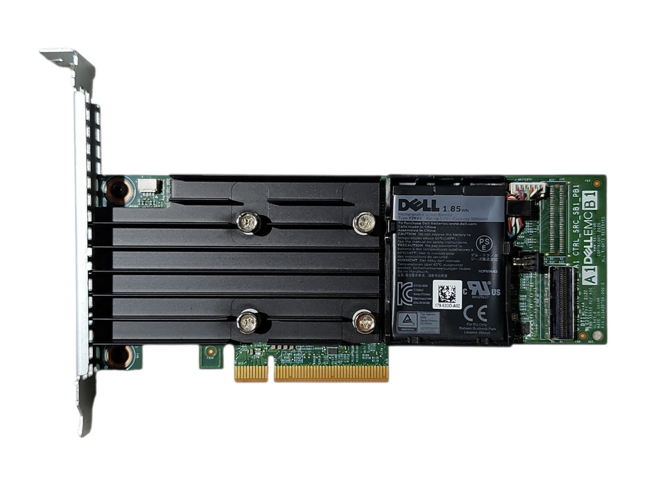 Dell PERC H750 HYM6Y 12Gb/s 8Gb Cache PCIe X8 SAS External Raid Adapter Car