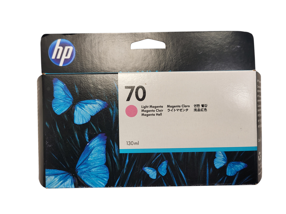 HP 70 Light Magenta Ink 130ml DesignJet C9455A New Q$