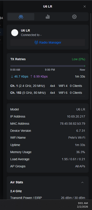 Ubiquiti UniFi U6-LR | Wi-Fi 6 Long-Range Dual Band Access Point Q)