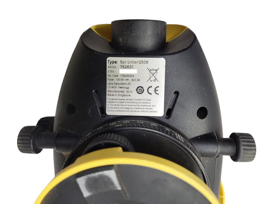 Leica Sprinter 250M Digital Metric Level  $