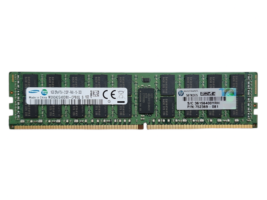 Samsung 16GB 2RX4 PC4-2133P-RA0, DDR4 Server RAM, M393A2G40DB0-CPB Q