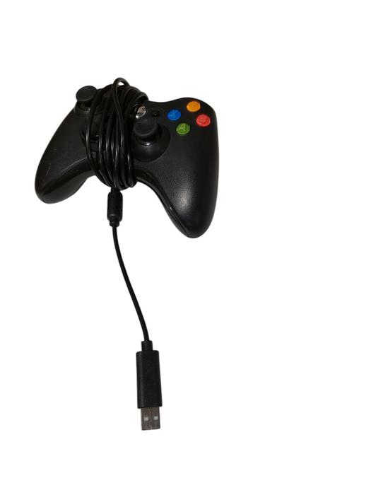 Bundle of 2 Xbox 360 Controllers white & black  =