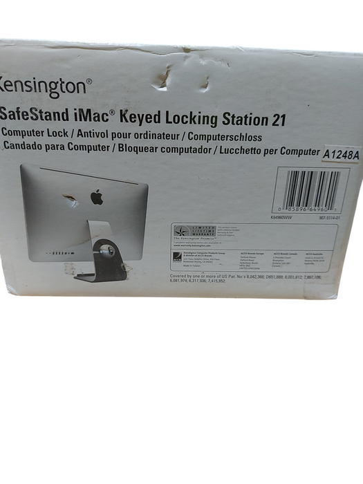 Kensington SafeStand 21in iMac Locking Station Q