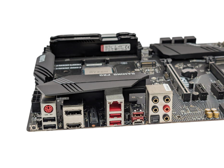 MSI Gaming PRO B450 Carbon AC AMD RYZEN 5 PRO 4650GE 16GB RAM Combo READ  -