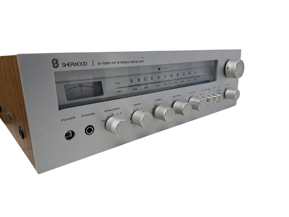 Vinatge Sherwood S-7250 CP Stereo Receiver| READ