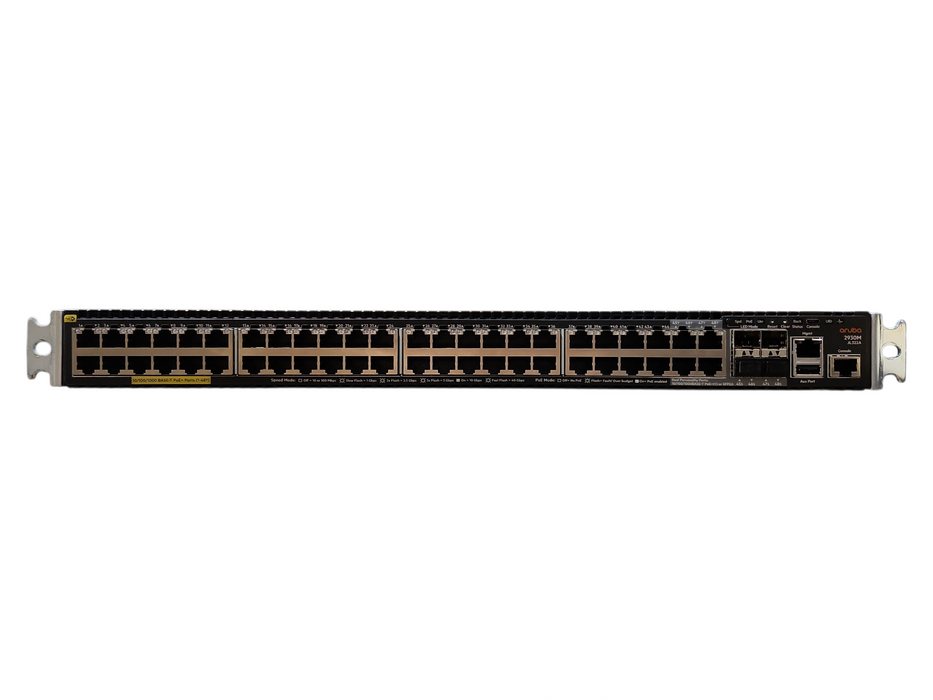 Aruba JL322A 2930M 48G PoE+ with 2-Port w/ StackModule JL325A & 2x PSU