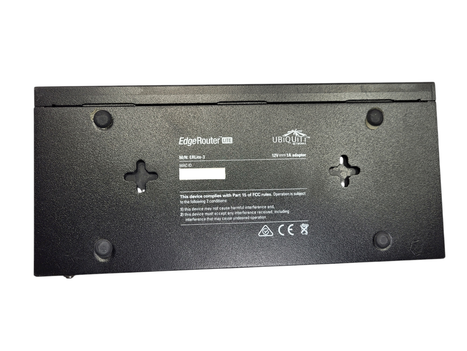 Ubiquiti ERLite-3 EdgeRouter Lite3-Port Gigabit Fanless Router No AC Q$