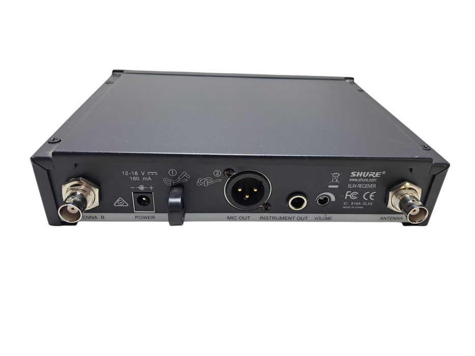 Shure SLX4 H5 518-542MHz Wireless Microphone Diversity Receiver *READ*