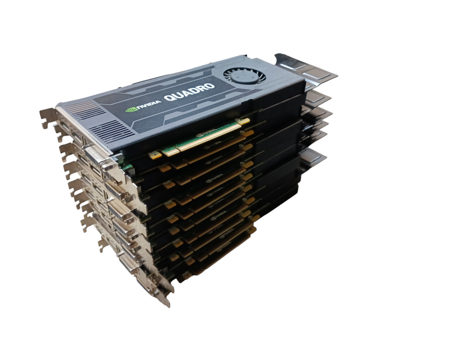 Lot of 10x NVIDIA Quadro K4200 4GB GDDR5 GK104 Workstation Graphics Card