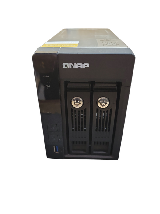 QNAP TS-253A 2-Bay Network Attached Storage  2x 1TB HDD READ !