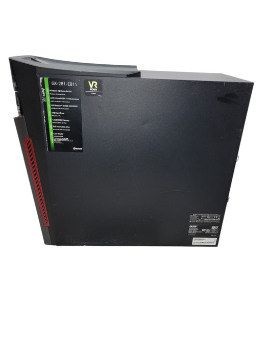 ACER ASPIRE GX-281 - AMD RYZEN 7 1700 8GB DDR4 NO HDD NO GPU 500W PSU %