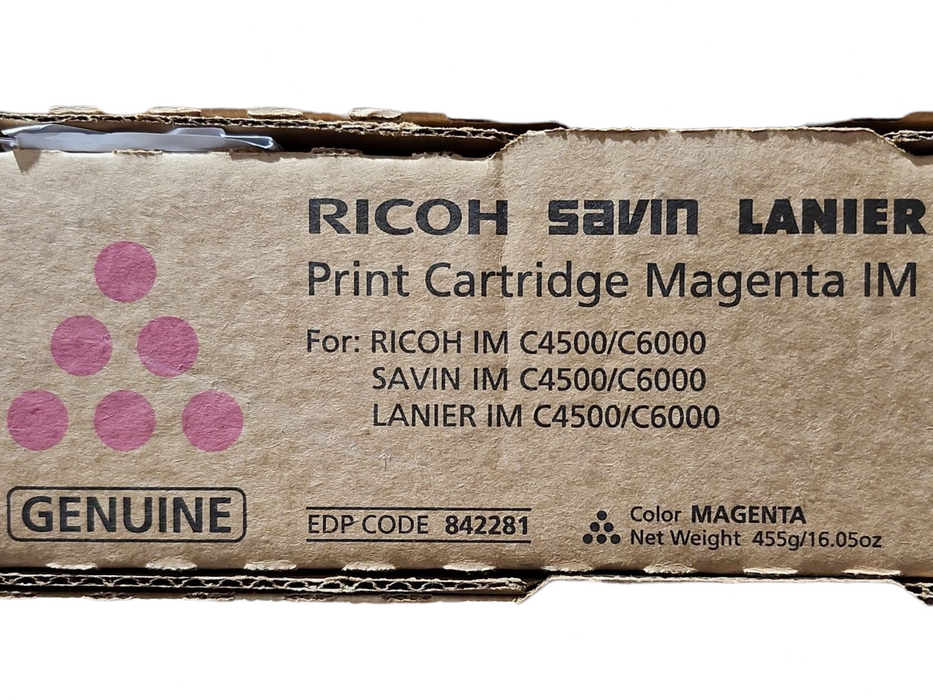 *NEW* Ricoh Savin Lanier MP C6000 toner set 842279, 842280, 842281, 842282