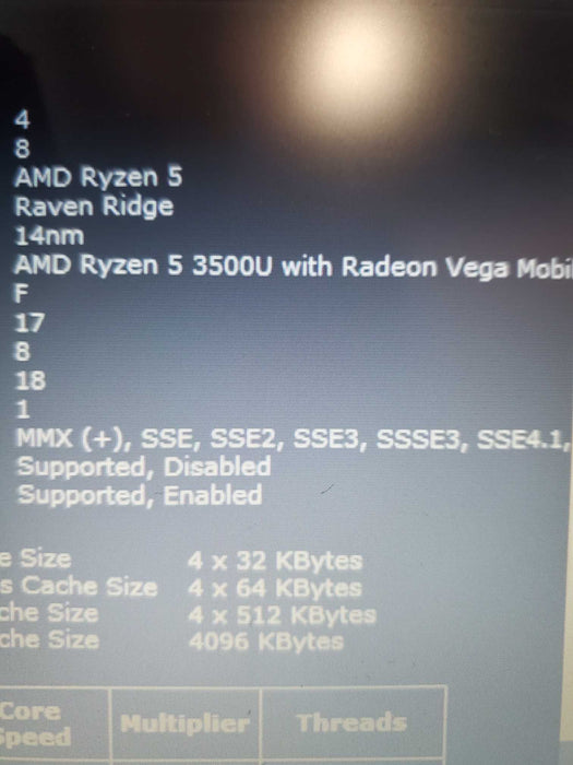 Lenovo IdeaPad 3 14ADA05 Ryzen 5 3500U, 12GB Ram, 256GB SSD  Lap200