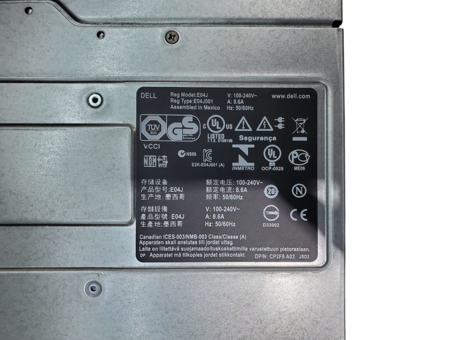DELL EqualLogic PS6100 E04J 24 Bay w/ 2x Control Module 11