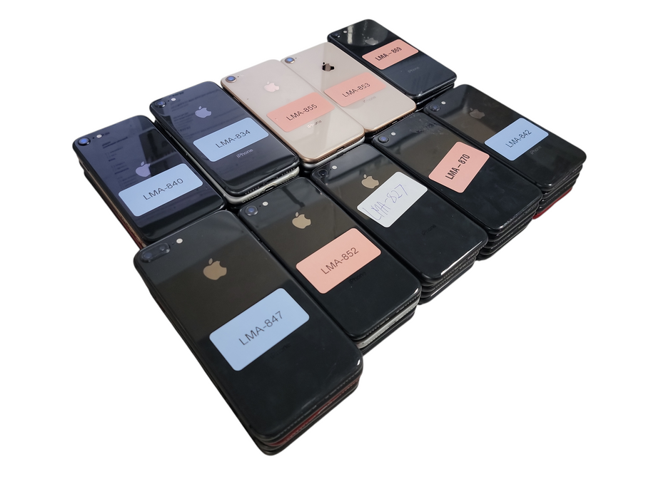 Lot of 51x Apple iPhone's [ 8 / 8+ / SE2 / SE3 | B/C Condition][LMA-12] (